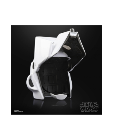 Casque Électronique Star Wars Biker Scout Black Series Hasbro
