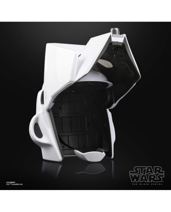 Casque Électronique Star Wars Biker Scout Black Series Hasbro