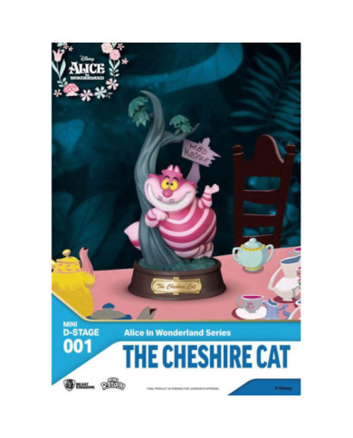 Statuette Disney Diorama Chat du Cheshire Beast Kingdom