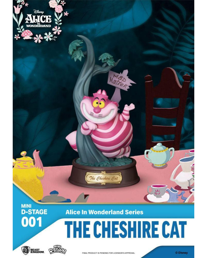Statuette Disney Diorama Chat du Cheshire Beast Kingdom