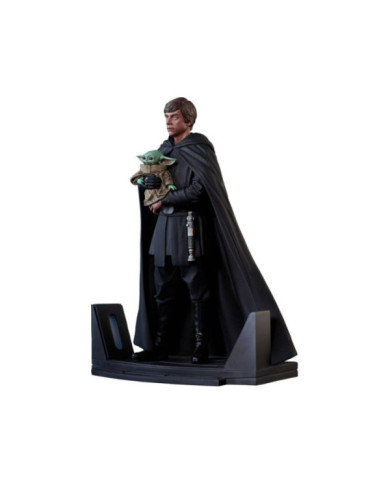Figurine Star Wars Luke Skywalker & Grogu Gentle Giant
