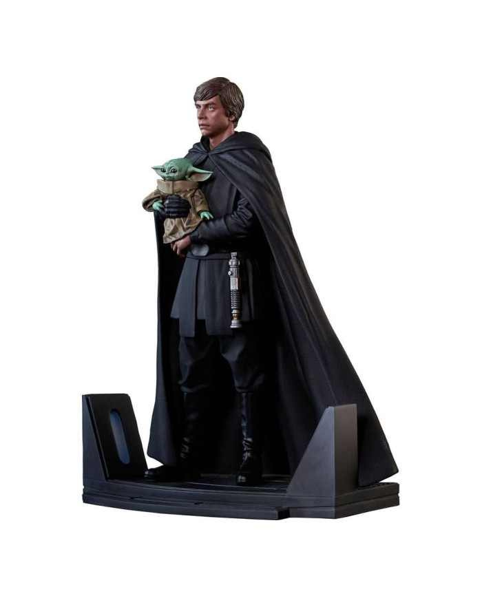 Figurine Star Wars Luke Skywalker & Grogu Gentle Giant
