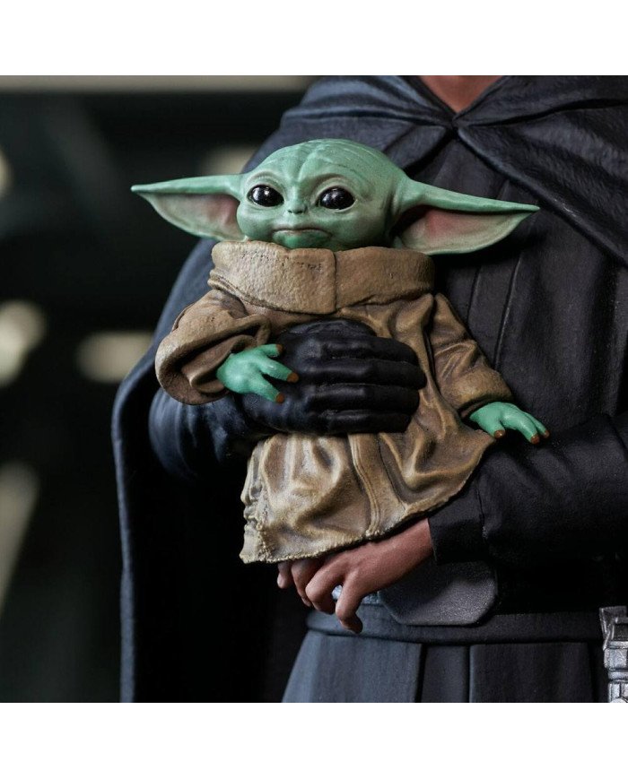Figurine Star Wars Luke Skywalker & Grogu Gentle Giant
