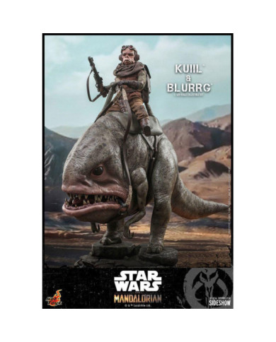 Statuettes Star Wars Kuiil & Blurrg Hot Toys (The Mandalorian)