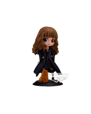 Figurine Harry Potter Hermione Q Posket avec Pattenrond - Banpresto
