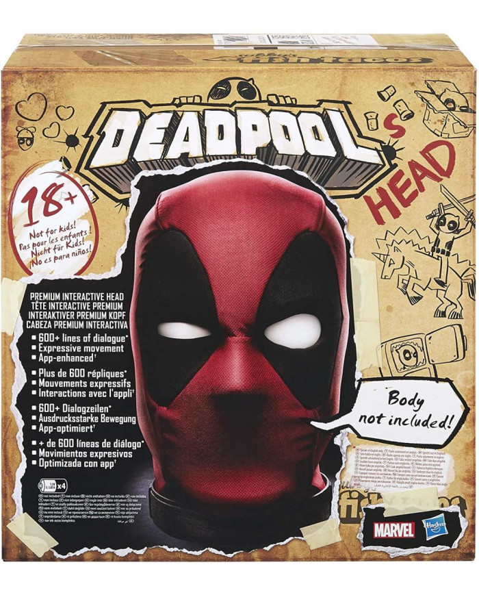 Tête Interactive Deadpool Premium Hasbro Marvel Legends