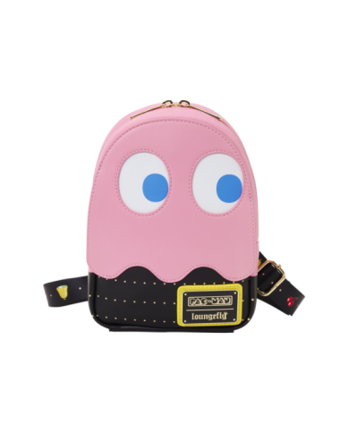 Sac à bandoulière Loungefly - Pac-Man Pinky Ghost Glow Sling