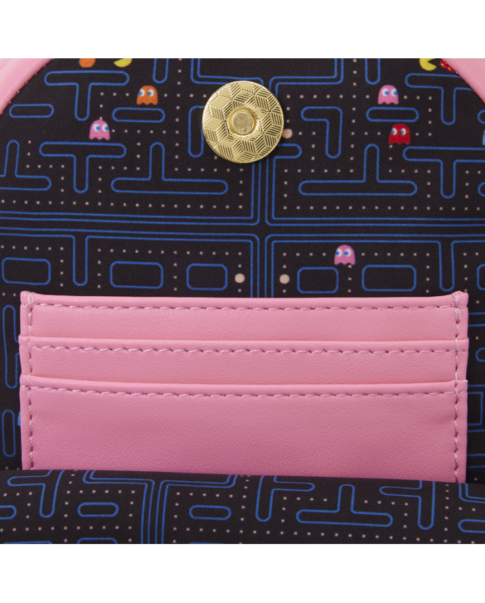 Sac à bandoulière Loungefly - Pac-Man Pinky Ghost Glow Sling