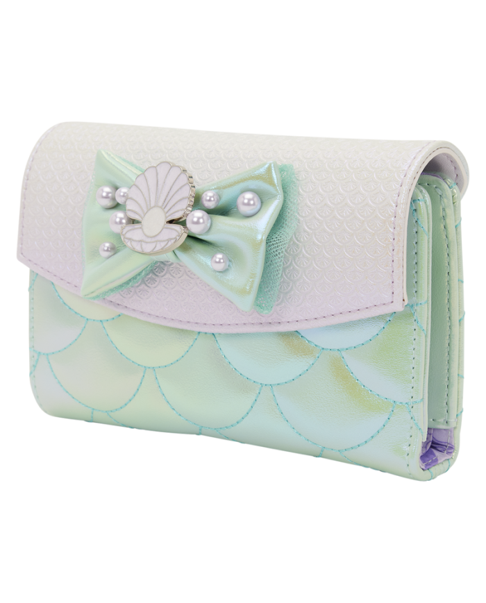 Portefeuille Loungefly - La Petite Sirène Iridescent Pearl