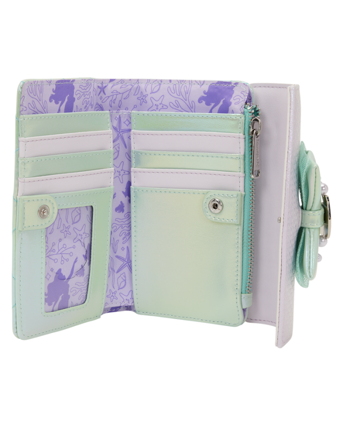 Portefeuille Loungefly - La Petite Sirène Iridescent Pearl