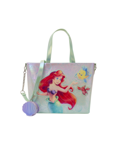 Tote Bag Loungefly - La Petite Sirène - Ariel & Polochon & Sébastien