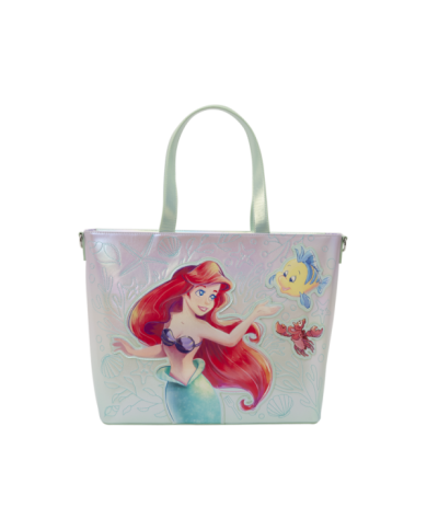 Tote Bag Loungefly - La Petite Sirène - Ariel & Polochon & Sébastien