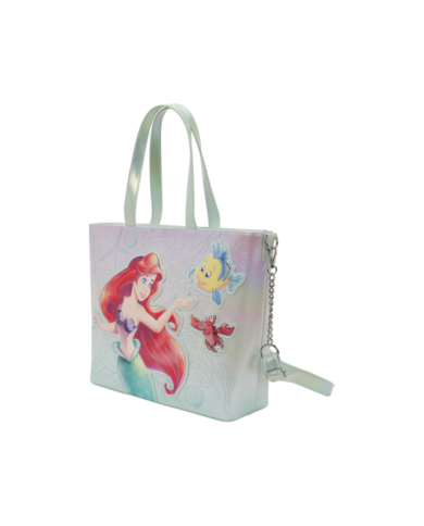 Tote Bag Loungefly - La Petite Sirène - Ariel & Polochon & Sébastien