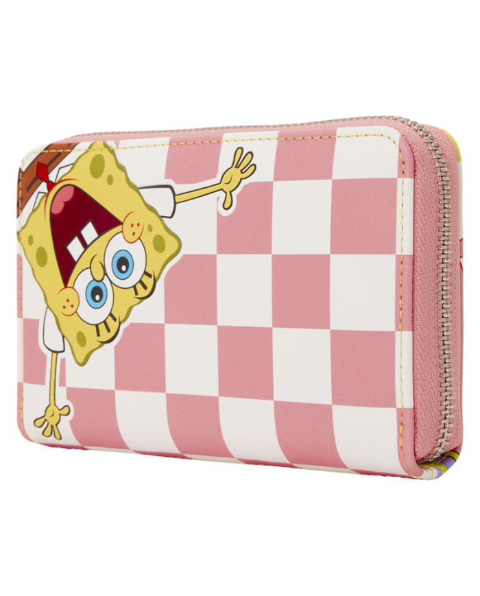 Portefeuille Loungefly - Bob l'Eponge & Patrick Star Checkered
