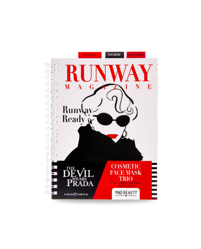 Mad Beauty - Trio de masques visage cosmétiques Le Diable shabille en Prada