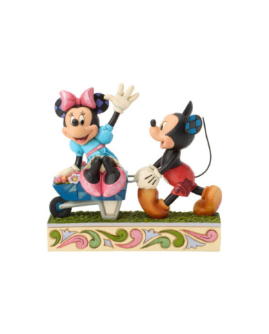 Disney Traditions - Mickey & Minnie Brouette de Printemps