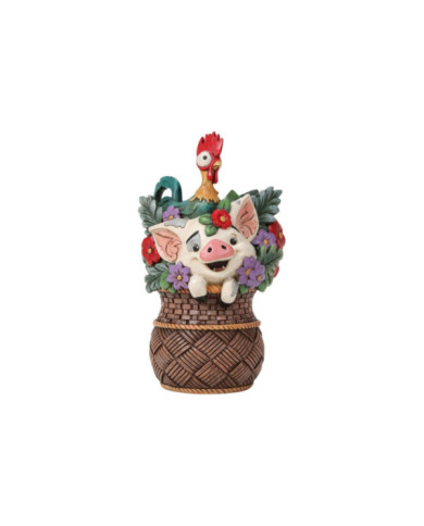Disney Traditions - Pua & Hei Hei Panier de Fleurs
