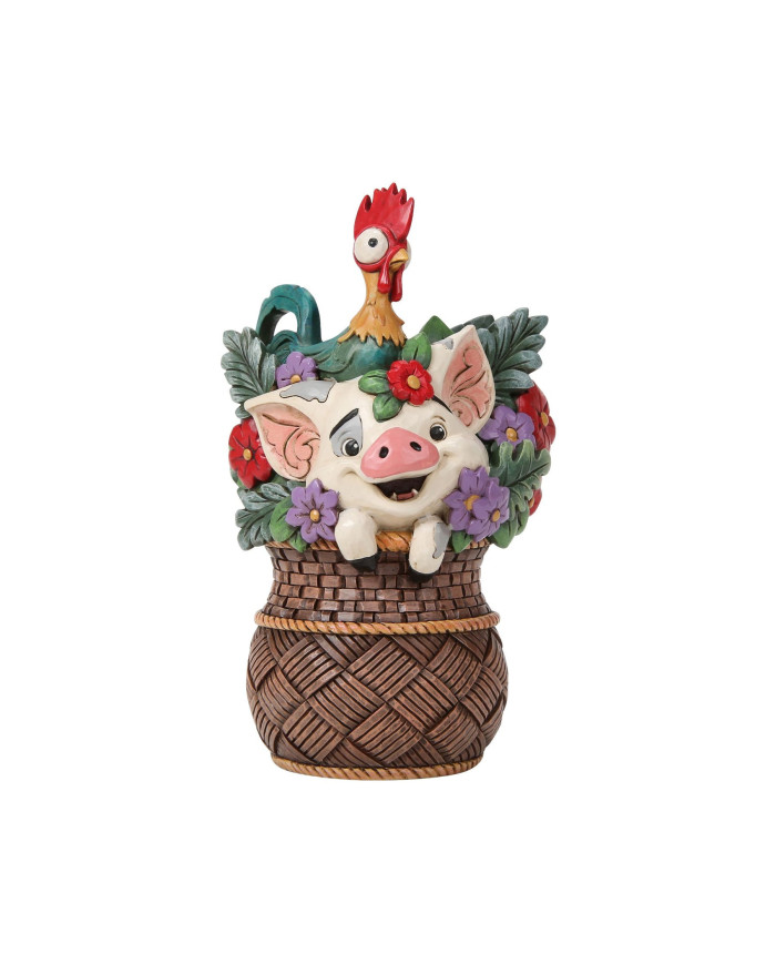 Disney Traditions - Pua & Hei Hei Panier de Fleurs