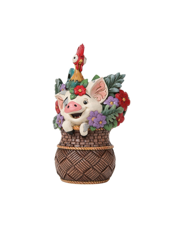 Disney Traditions - Pua & Hei Hei Panier de Fleurs