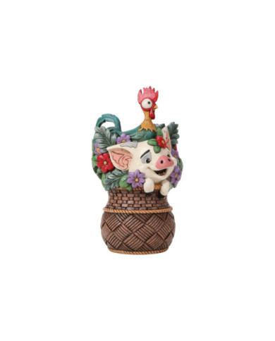 Disney Traditions - Pua & Hei Hei Panier de Fleurs
