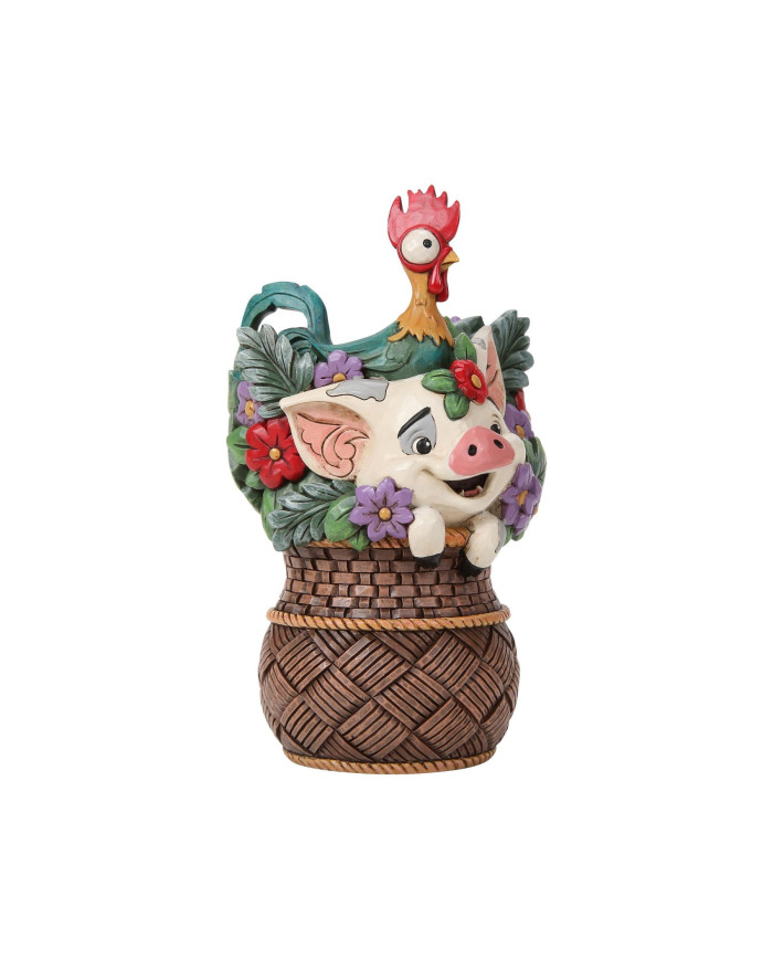 Disney Traditions - Pua & Hei Hei Panier de Fleurs