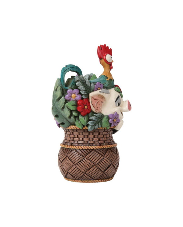 Disney Traditions - Pua & Hei Hei Panier de Fleurs