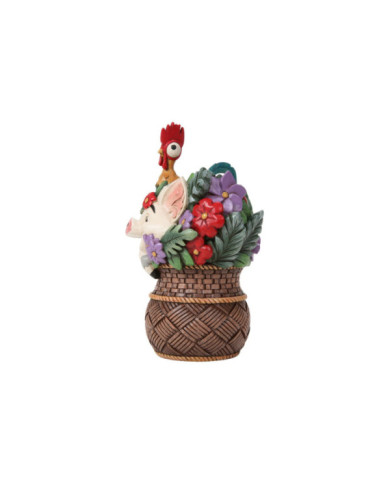 Disney Traditions - Pua & Hei Hei Panier de Fleurs