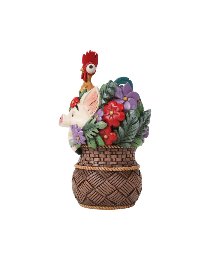 Disney Traditions - Pua & Hei Hei Panier de Fleurs