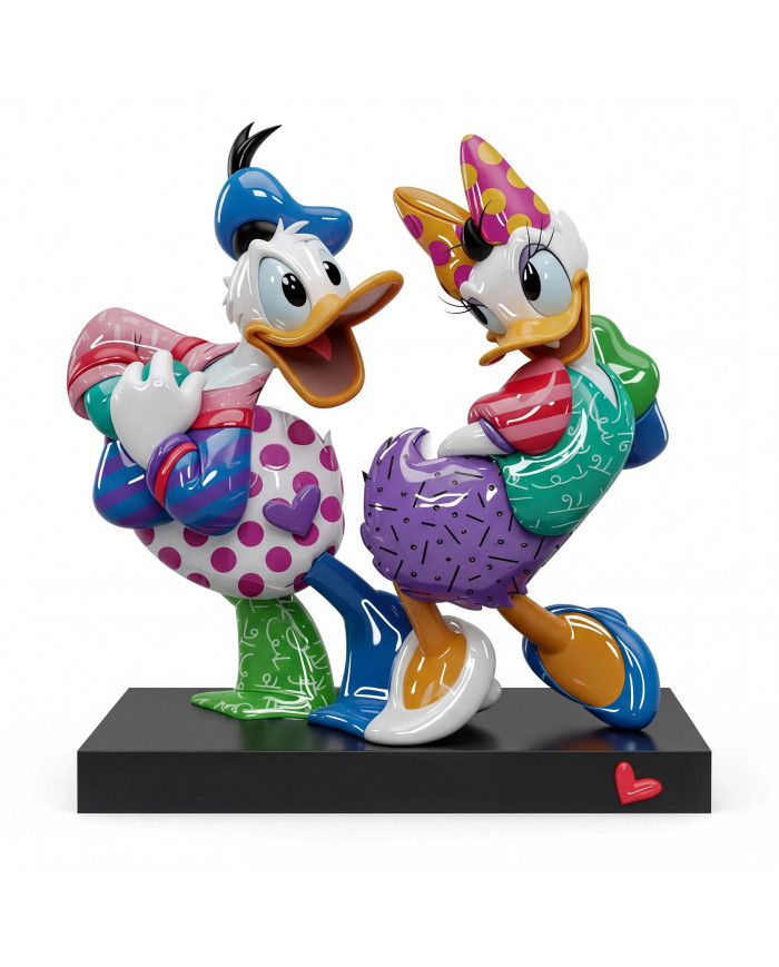 Disney by Britto - Donald & Daisy Love