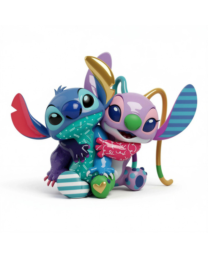 Disney by Britto - Stitch & Angel Love