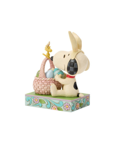 Peanuts by Jim Shore - Snoopy avec panier d'ufs de Pâques