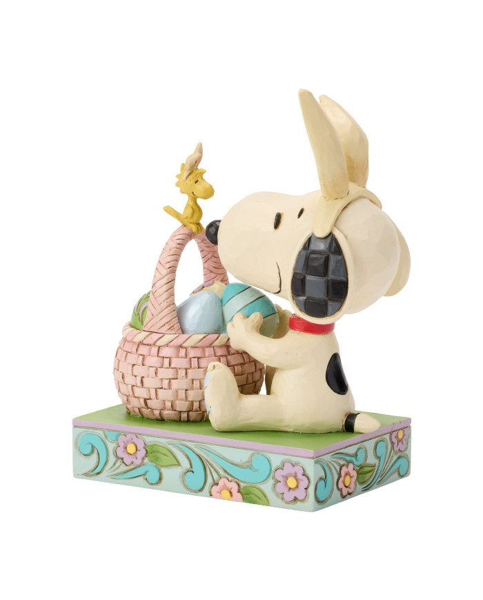 Peanuts by Jim Shore - Snoopy avec panier d'ufs de Pâques