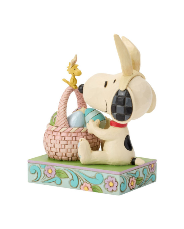 Peanuts by Jim Shore - Snoopy avec panier d'ufs de Pâques