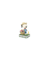 Peanuts by Jim Shore - Snoopy Panier de Fleurs