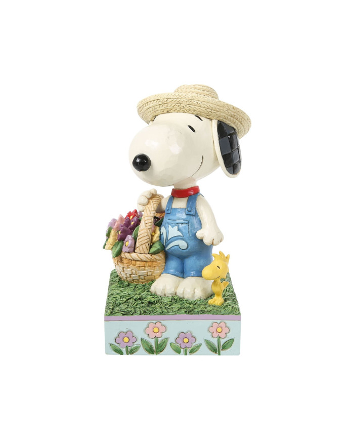 Peanuts by Jim Shore - Snoopy Panier de Fleurs