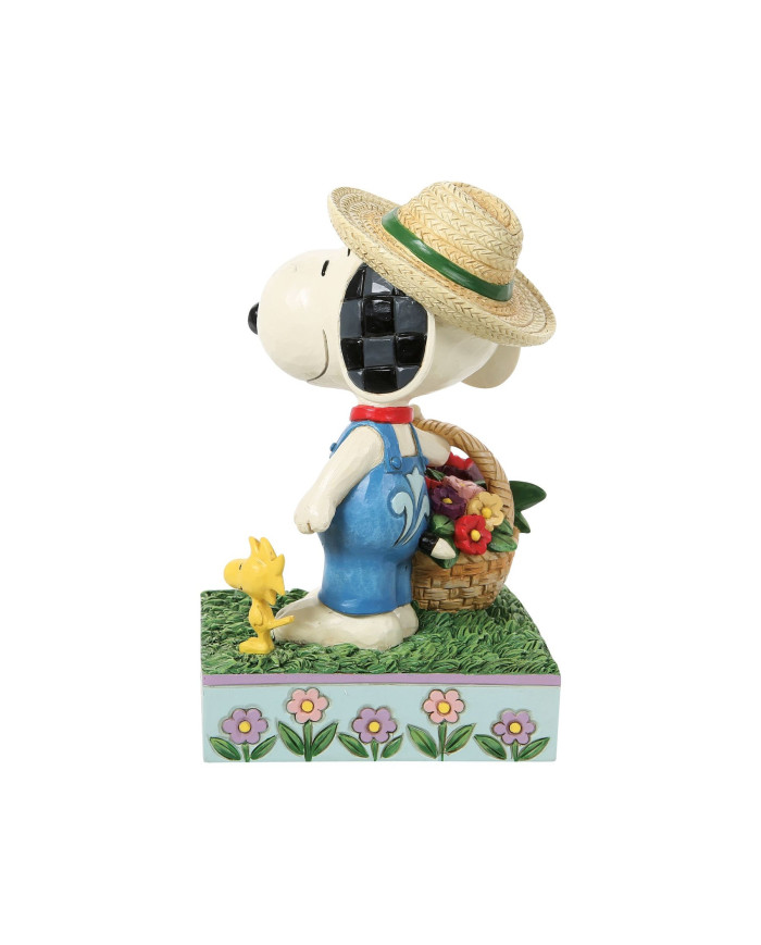 Peanuts by Jim Shore - Snoopy Panier de Fleurs