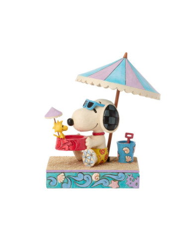 Peanuts by Jim Shore - Snoopy & Woodstock Plage