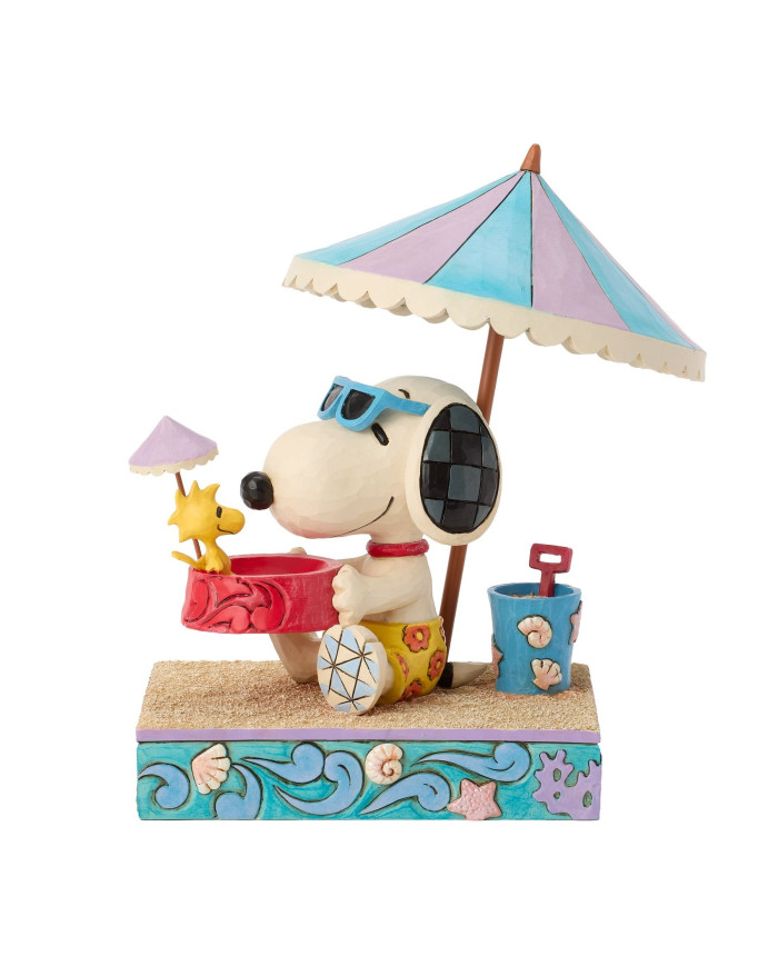 Peanuts by Jim Shore - Snoopy & Woodstock Plage