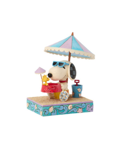 Peanuts by Jim Shore - Snoopy & Woodstock Plage