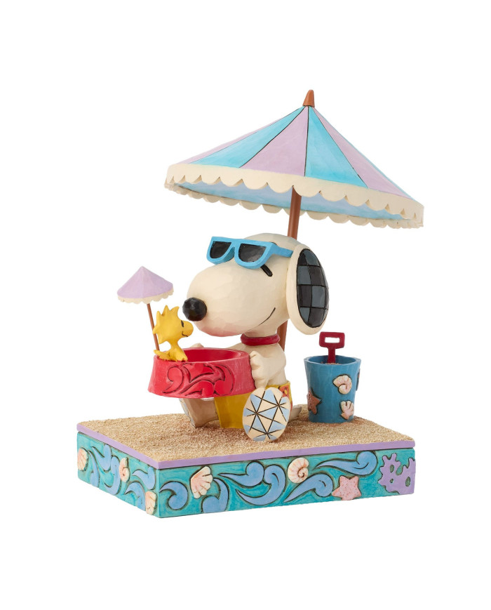 Peanuts by Jim Shore - Snoopy & Woodstock Plage