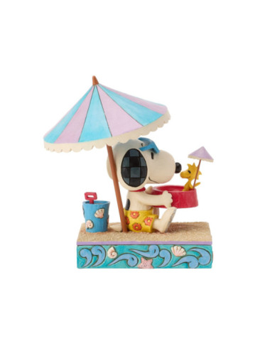 Peanuts by Jim Shore - Snoopy & Woodstock Plage