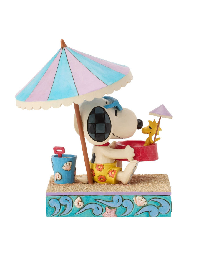Peanuts by Jim Shore - Snoopy & Woodstock Plage