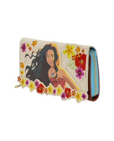 Portefeuille Loungefly - Vaiana Live Action Floral