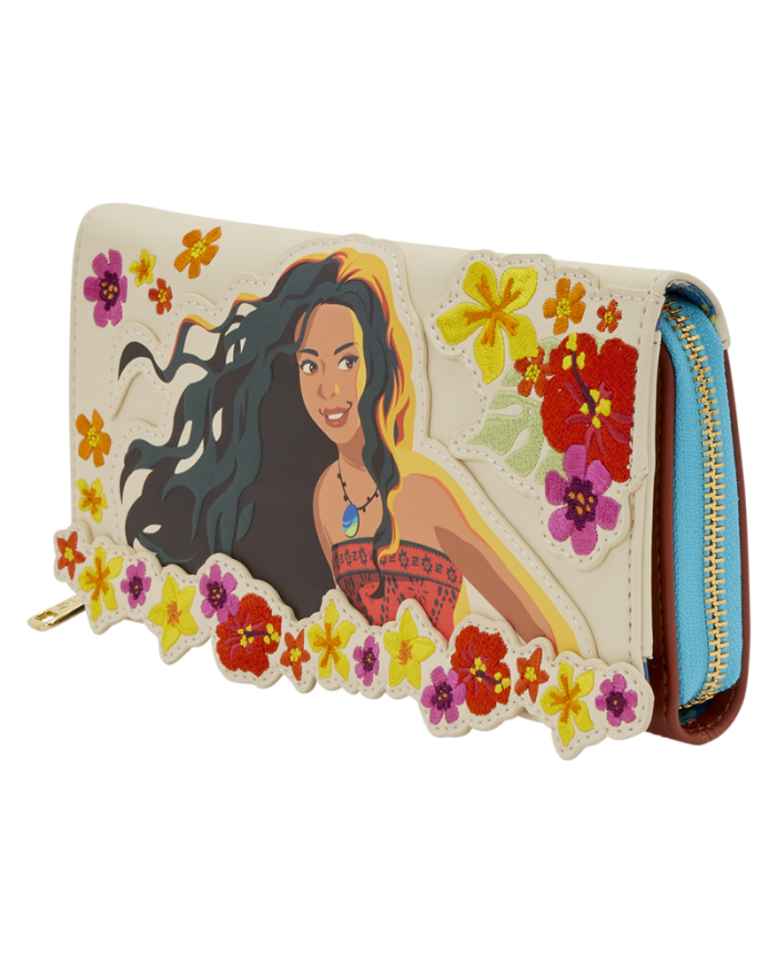 Portefeuille Loungefly - Vaiana Live Action Floral