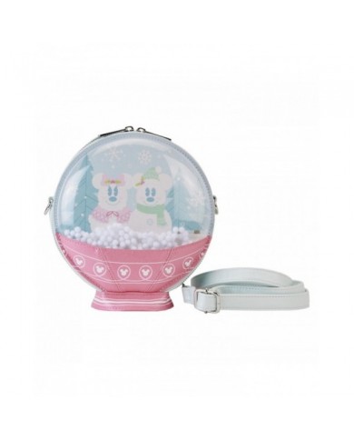 Sac à bandoulière Loungefly - Mickey & Friends Winter Snowglobe [Défaut]