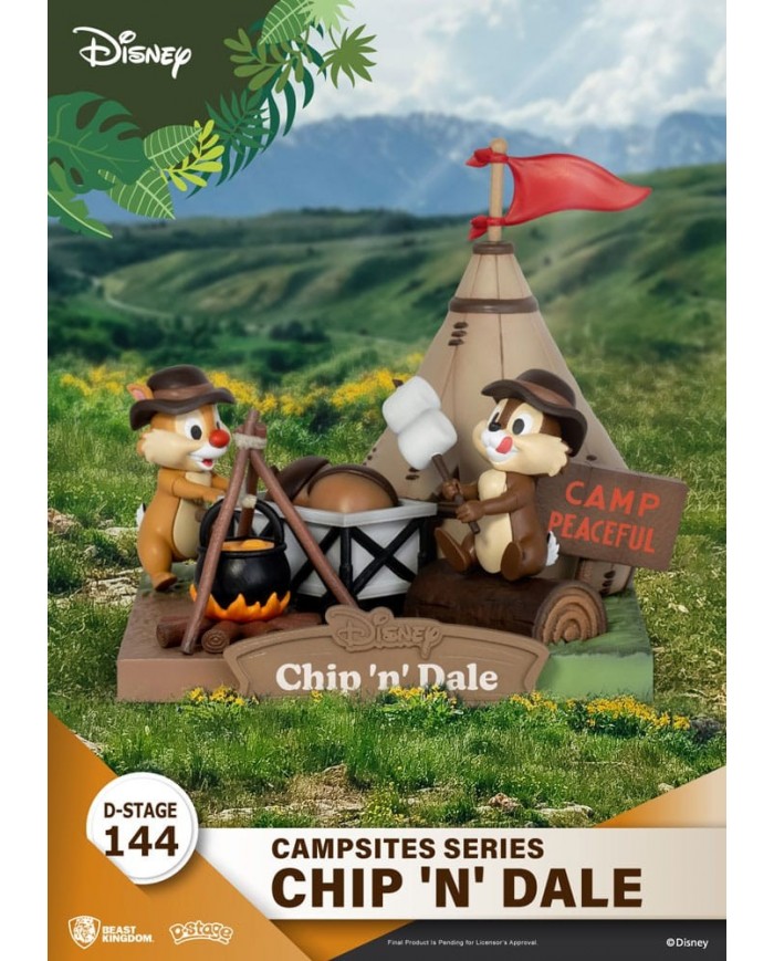 Figurine Diorama D-Stage Campsite - Tic & Tac [Défaut]