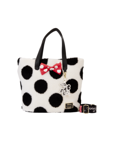 Tote Bag Loungefly - Minnie Mouse Rocks the Dots Classic Sherpa