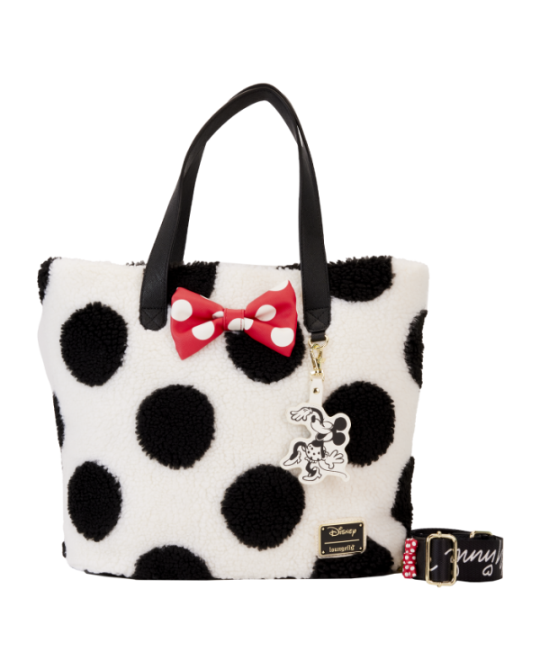 Tote Bag Loungefly - Minnie Mouse Rocks the Dots Classic Sherpa