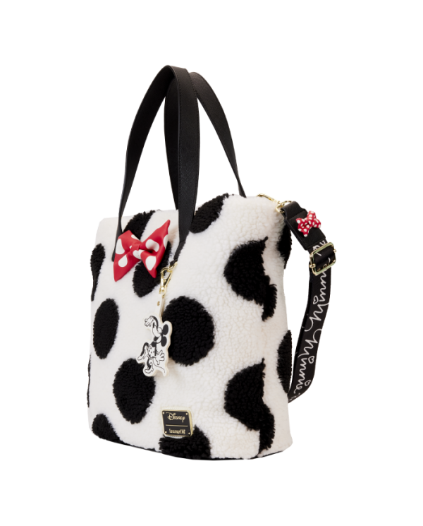 Tote Bag Loungefly - Minnie Mouse Rocks the Dots Classic Sherpa
