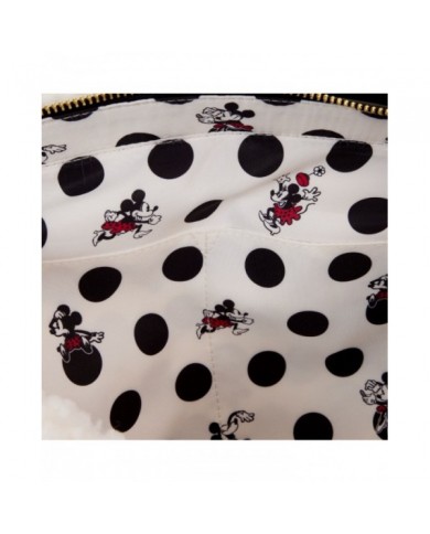 Tote Bag Loungefly - Minnie Mouse Rocks the Dots Classic Sherpa